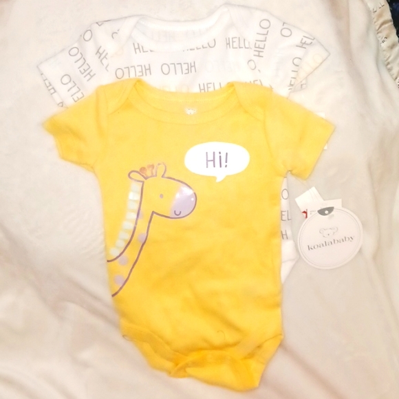 Koala Kids Other - NWT... 2 pack onsies